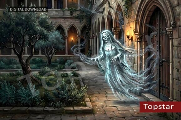 Download Scary Halloween Wall Art Decor Ghost - Scary halloween Collection