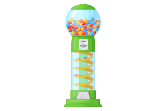Download Bubblegum Machine. Cartoon Gumball Dispe - Gumball Collection