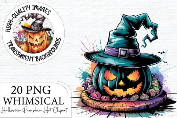 Download Halloween Pumpkin Hat Clipart Bundle - Premium Resources