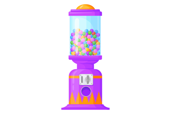Download Gumball Machine. Cartoon Kid Game with S - Gumball Collection