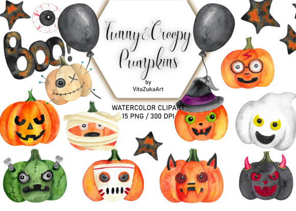 Download Funny Halloween Pumpkin Clipart - Halloween pumpkin Collection