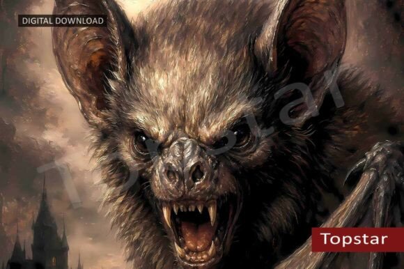 Download Scary Halloween Bat Spooky Gothic Design - Scary halloween Collection