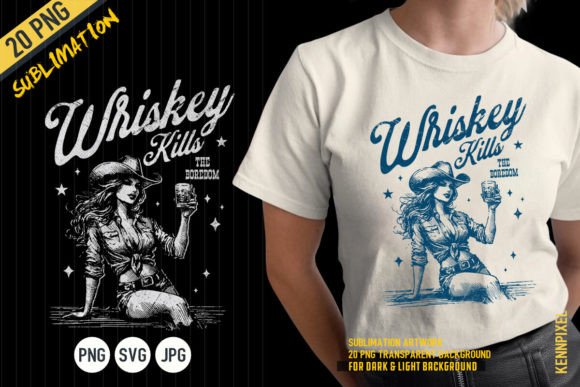 Download Whiskey Kills the Boredom Cowgirl Shirt - Kills Collection