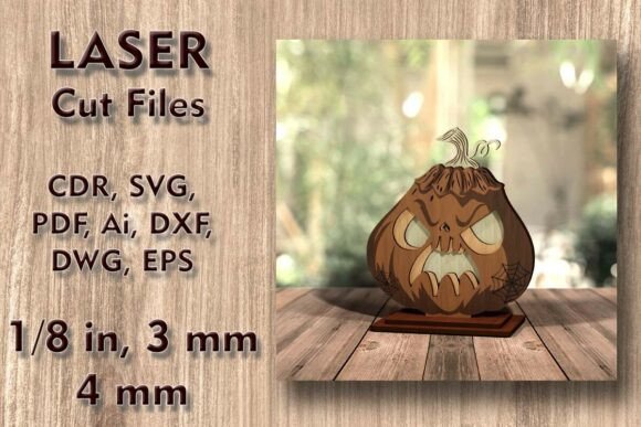 Download Halloween Pumpkin 3D Laser Cut Files - Halloween pumpkin Collection