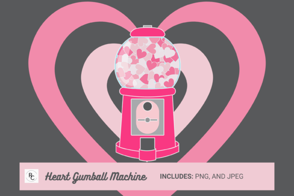 Download Heart Gumball Machine - Gumball Collection